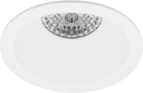 Pragmalux Inbouwspot met bladveren Apollo Rond Verdiept wit RAL9003 - Incl. GU10 Fitting