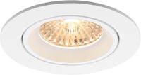 Pragmalux Inbouwspot met bladveren Delta Rond Kantelbaar wit RAL9003 - Incl. GU10 Fitting-3