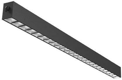 Interlight LED Pendelarmatuur Orion Linear Up/Down 29W 3000K 85D 3000lm Zwart UGR<19 - Dimbaar