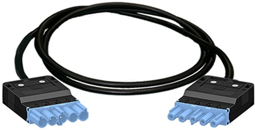 Koppelsnoer, 5-polig 1,5mm2, 3m pastelblauw DALI B2ca