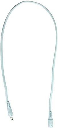 Snoer wit 200 cm male - female rond