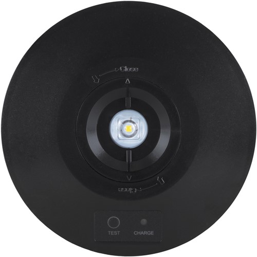 Pragmalux DOTXL Opbouw Noodverlichting IP65 3W 230-270lm LifePO4 1uur Zelftest Zwart-1