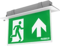 Pragmalux UNI Noodverlichting Vluchtwegverlichting 3W 60lm 24m LifePO4 1uur Wit Zelftest-4