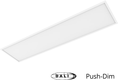 Pragmalux LED Paneel 30x120cm Essence G3 34W 3000K-6000K 3-CCT 4250-4350lm UGR<19 +TCI DALI Driver (2x28W)