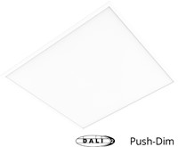 Pragmalux LED Paneel 60x60cm Essence G3 34W 3000K-6000K 3-CCT 4250-4350lm UGR<19 +TCI DALI Driver (4x14W)