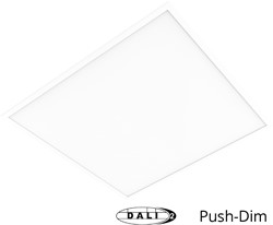 Pragmalux LED Paneel 60x60cm Essence G3 34W 3000K-6000K 3-CCT 4250-4350lm UGR<19 +TCI DALI Driver (4x14W)