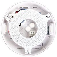 Pragmalux LED Plafonnière / Wandarmatuur Dura-M Zwart Ø340 IP64 IK10 max.18W 2200-2300lm 3000K-3500K-4000K 3-CCT + Casambi driver + noodmodule 1uur autotest-2