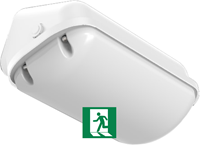 Pragmalux LED Gevelarmatuur Deca IP65 6.5-12W 3000K-4000K 2-CCT 650-1100lm Wit + Noodmodule 3uur zelftest-8