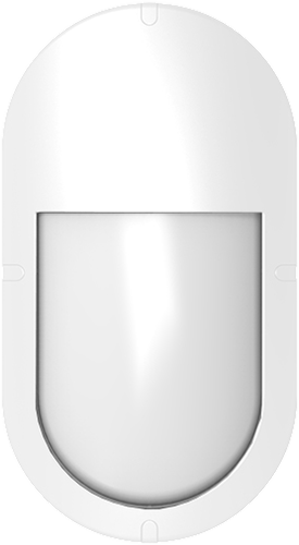 Pragmalux LED Bulkhead Ovalo IP65 Halve Afscherming Wit-2