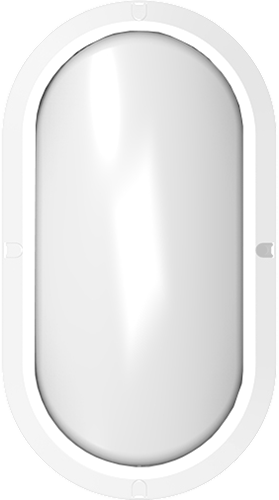 Pragmalux LED Bulkhead Ovalo IP65 5W 3000K-4000K 2-CCT 450lm Wit 270x148mm-3