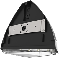 Pragmalux LED Gevelarmatuur Squalo IP65 13-27W 4000K 1850-3600lm Asymmetrisch Antraciet RAL7016 + Daglichtsensor & Noodmodule 3uur zelftest-2