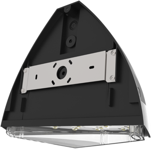 Pragmalux LED Gevelarmatuur Squalo IP65 13-27W 3000K 1750-3450lm Asymmetrisch Antraciet RAL7016 + Daglichtsensor & Noodmodule 3uur zelftest-2