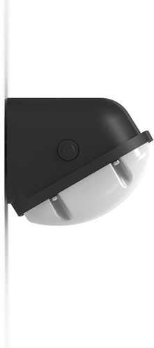 Pragmalux LED Gevelarmatuur Deca IP65 6.5-12W 3000K-4000K 2-CCT 650-1100lm Zwart + Bewegingssensor & Noodmodule 3uur zelftest-4