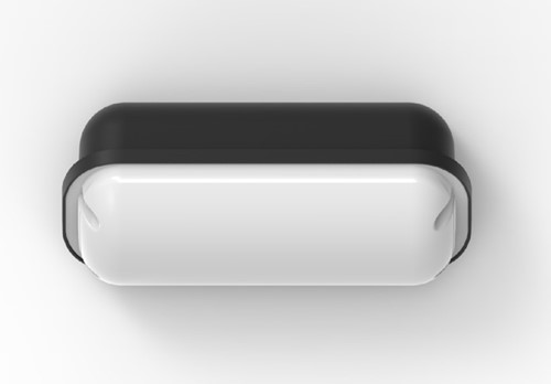 Pragmalux LED Gevelarmatuur Deca IP65 6.5-12W 3000K-4000K 2-CCT 650-1100lm Zwart + Bewegingssensor & Noodmodule 3uur zelftest-5