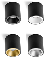 Pragmalux Opbouwspot Cinto Rond Zwart - Incl. GU10 Fitting-4