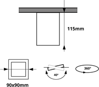Pragmalux Opbouwspot Cinto Rond Zwart - Incl. GU10 Fitting-5