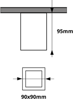 Pragmalux Opbouwspot Cinto Vierkant Zwart - Incl. GU10 Fitting-5