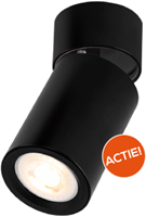 Pragmalux Opbouwspot Penda Rond Kantelbaar Zwart - Incl. GU10 Fitting-3