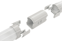 Pragmalux LED TL Waterdicht Armatuur Essence Slim Koppelstuk Incl. 3x1,5mm kabel-2