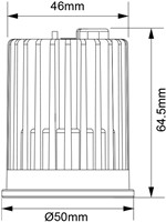 Pragmalux Mico LED Module 12W 1200-1350lm 2700-3000-4000K 3CCT CRI95 36° incl.Osram fase dimbare driver-6