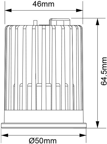 Pragmalux Mico LED Module 12W 1200-1350lm 2700-3000-4000K 3CCT CRI95 36° incl.Osram DALI2 driver-6