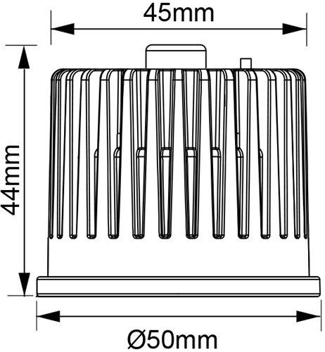Pragmalux Mico LED Module 8-10W 800-1100lm 2700-3000-4000K 3CCT CRI95 36° incl.Osram fase dimbare driver-6