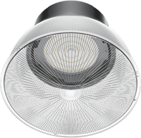 Pragmalux LED Lowbay Copa G2 30-100W 3500-13500lm 3000-4000K 2-CCT 1-10V dimbaar Zwart RAL9017 - Excl. Kap-1