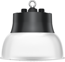 Pragmalux LED Lowbay Copa G2 30-100W 3500-13500lm 3000-4000K 2-CCT 1-10V dimbaar Zwart RAL9017 - Excl. Kap