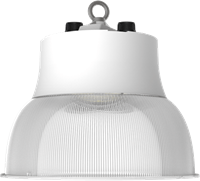 Pragmalux LED Lowbay Copa G2 30-100W 3500-13500lm 3000-4000K 2-CCT 1-10V dimbaar Wit RAL9016 - Excl. Kap