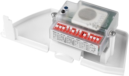 Pragmalux LED Plafonnière / Wandarmatuur Lumio-M Wit Ø335 IP65 IK10 7,5-19W 850-2400lm 2700K-3000K-4000K 3-CCT UGR<23 + HF (5.8 GHz) bewegingssensor & noodmodule 3uur autotest-9