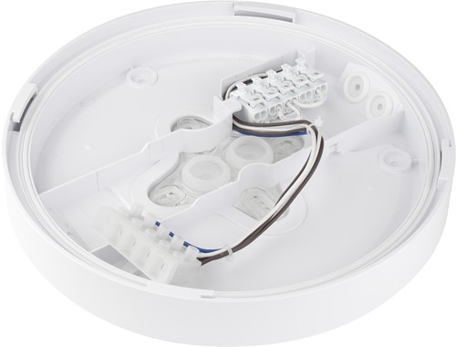 Pragmalux LED Plafonnière / Wandarmatuur Lumio-L Wit Ø400 IP65 IK10 12-31,5W 1375-4000lm 2700K-3000K-4000K 3-CCT UGR<23 Fase dimbaar-6