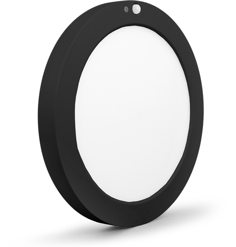 Pragmalux LED Downlight Luna G2 PIR zwart IP44 9W/18W 3000K-6000K 3-CCT 1025-2000lm 227 Buitenmaat - Gatmaat 65-185 incl. LED Driver