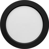 Pragmalux  LED Inbouw/Opbouw Downlight Luna G2 IP44 zwart frame Ø290 Buitenmaat-1