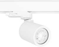 Pragmalux 3-Fase Railspot Lustra wit RAL9003 met witte adapter - incl. GU10 Fitting