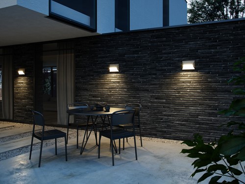DLC Inbouw Decoratieve Wandlamp Wanda Zandkleur 27cm