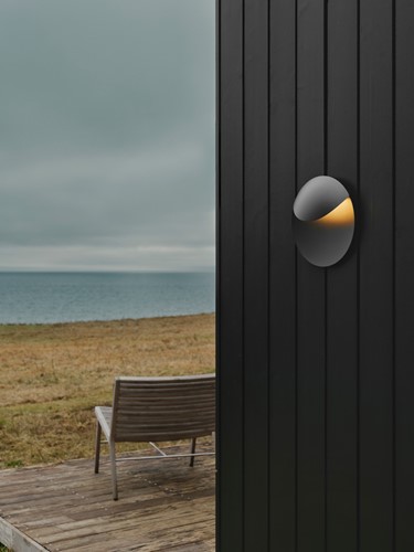 DLC Decoratieve Wandlamp Dario Zwart IP54 