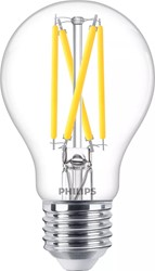 Philips Master LEDbulb A60 E27 5.9W CRI95 Clear Glass - Dimtone Dimbaar - Vervangt 60W