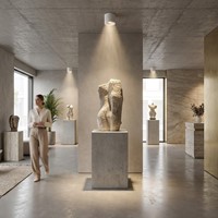 Pragmalux LED Downlight Mondial IP54 hoogglans wit opbouw 13,5-25,5W 1700-3200lm 3000K-4000K 3-CCT CRI>90 UGR<19 60D Ø230x150(H) Buitenmaat +Philips driver & Noodmodule 1uur autotest-6