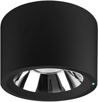 Pragmalux LED Downlight Mondial IP54 hoogglans zwart opbouw 13,5-25,5W 1700-3200lm 3000K-4000K 3-CCT CRI>90 UGR<19 60D Ø230x150(H) Buitenmaat +Philips driver & Noodmodule 1uur autotest-1