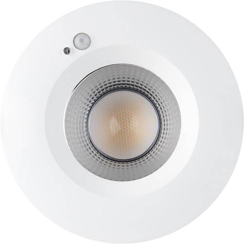 Pragmalux LED Downlight Mondial PIR IP54 facet wit 13-18W 1400-2100lm 3-CCT UGR<19 60D BØ190 - GØ150-165 +LED Driver incl.3P aansluitsnoer-1