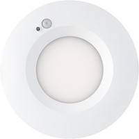 Pragmalux LED Downlight Mondial PIR IP54 opaal wit 13-18W 1400-2100lm 3-CCT 100D BØ176 - GØ150-160 +LED Driver incl.3P aansluitsnoer en splitter en TO, 1 in 2 uit-1