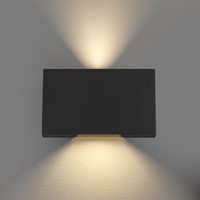 Pragmalux LED Gevelarmatuur Mura Up/Down IP65 C4 5W 423-477lm 2700-3000K 2CCT CRI>80 instelbare lichtbundel Grafiet zwart RAL9011 fase dimbaar-7