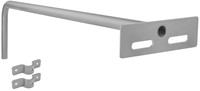 Pragmalux LED Breedstraler Auva G3 200W muursteun bevestigingsbeugel 1m grijs