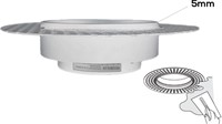 Pragmalux Inbouwspot Navis Trimless Rond 2V Kantelbaar Wit - Incl. GU10 Fitting-1