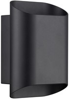 DLC Decoratieve Wandlamp Akira Zwart 4-spot