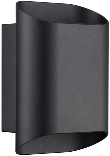 DLC Decoratieve Wandlamp Akira Zwart 4-spot