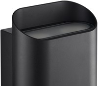 DLC Decoratieve Wandlamp Akira Zwart 4-spot