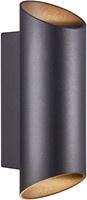 DLC Decoratieve Wandlamp Connoli Zwart 2-spot IP54 Incl. GU10 Fitting