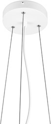 Pragmalux LED Opbouw-/pendelarmatuur Moon accessoire pendelset Ø150x30mm 3m Wit  (Ø320-900)