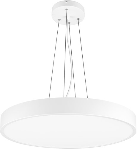 Pragmalux LED Opbouw-/pendelarmatuur Moon IP44 Ø1200mm Opaal direct/indirect 56-112W 6600-13800lm 3CCT 3000-3500-4000K CRI90 Wit - DALI-3